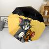 Tom e Jerry (46) Ombrello con struttura robusta adatto per attività all'aperto, viaggi in spiaggia, regalo ideale per tutte le stagioni