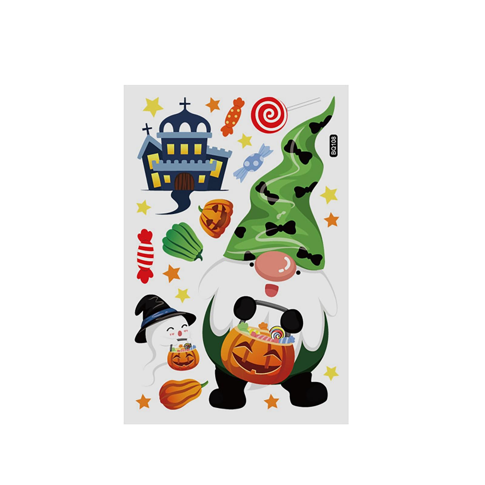 Halloween Stickers Window Stickers  Stickers Wall Stickers Halloween Decoration One Size