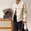 Xiaoxiangfeng Double-sided Cashmere Coat Women's Short New Korean Style Autumn and Winter High-end Temperament Woolen Coat