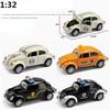 1:32 Volkswagen Beetle Alloy Car Diecasts Metal Classic Toy Model with Pull Back Function Vehicles for Child Gifts Christmas