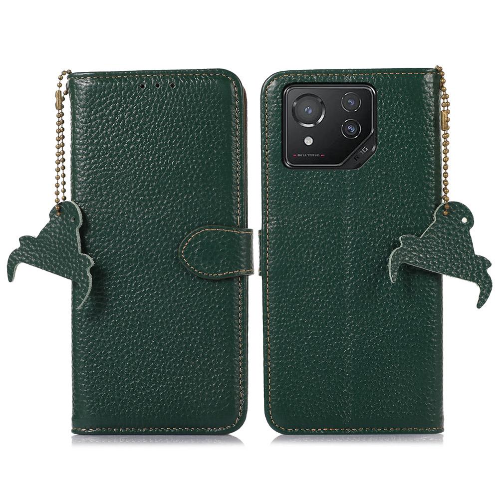 For Asus ROG Phone 8 5G/Phone 8 Pro 5G Litchi Texture Phone Case RFID Blocking Wallet Phone Cover