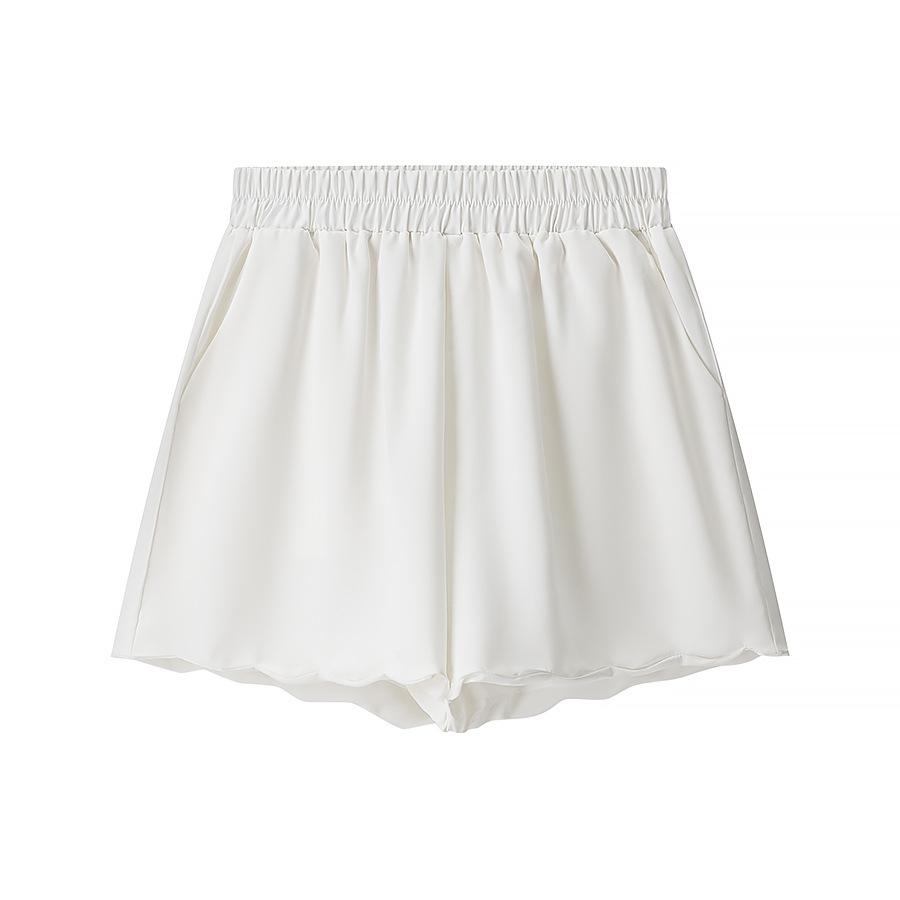 Cross-border women s clothing wholesale 2025 summer new lace-up short-sleeved T-shirt top women + shorts + skirt set S