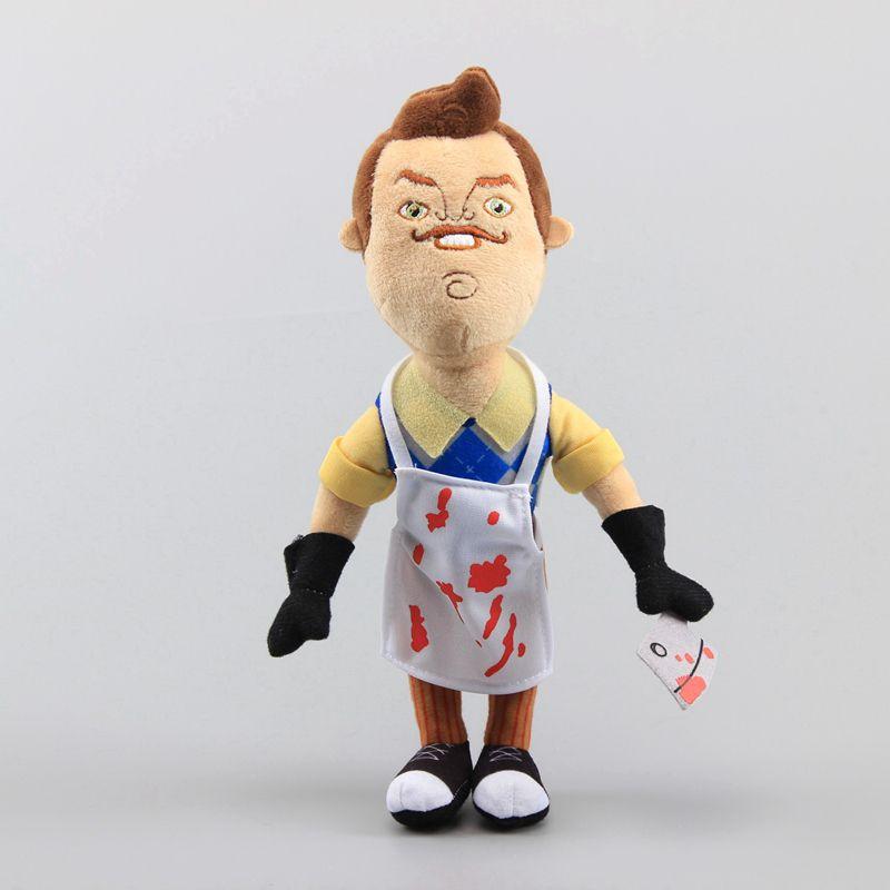 Neighbor Hello 5 Flashlight Butcher Neighbor Plush Figure Toy Doll Stuffed