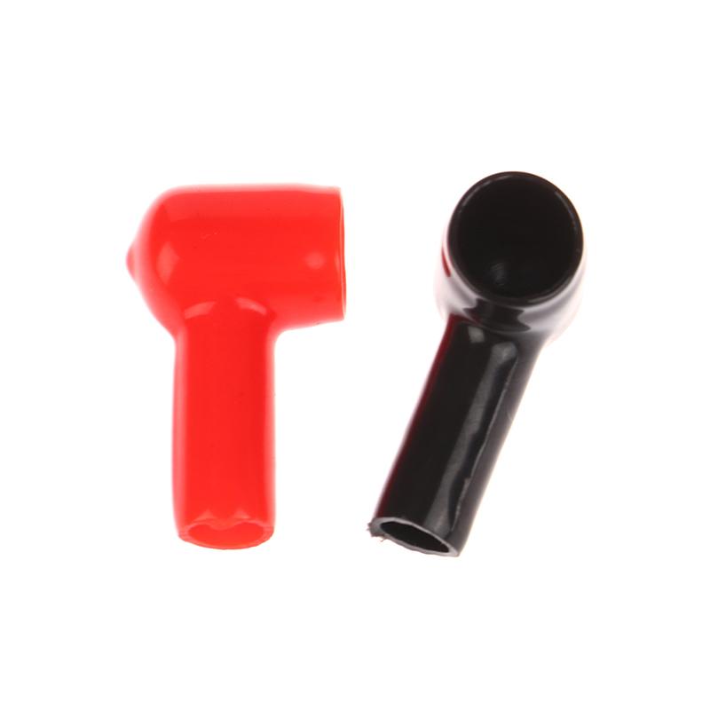 2Pcs Battery Terminal Insulating Cap Battery Pile Head Cap Positive And Negative Pole Clamping Column Protective Sleeve Ups Batt