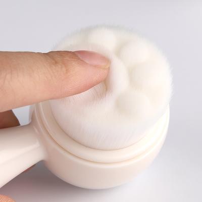 1 adet Yüz Temizleme Fırçası 2'si 1 Arada, Yüz Peeling Gözenek Derin Temizleme Fırçası, Ultra İnce Yumuşak Kıl Çift Yüz Yıkama Fırçası
