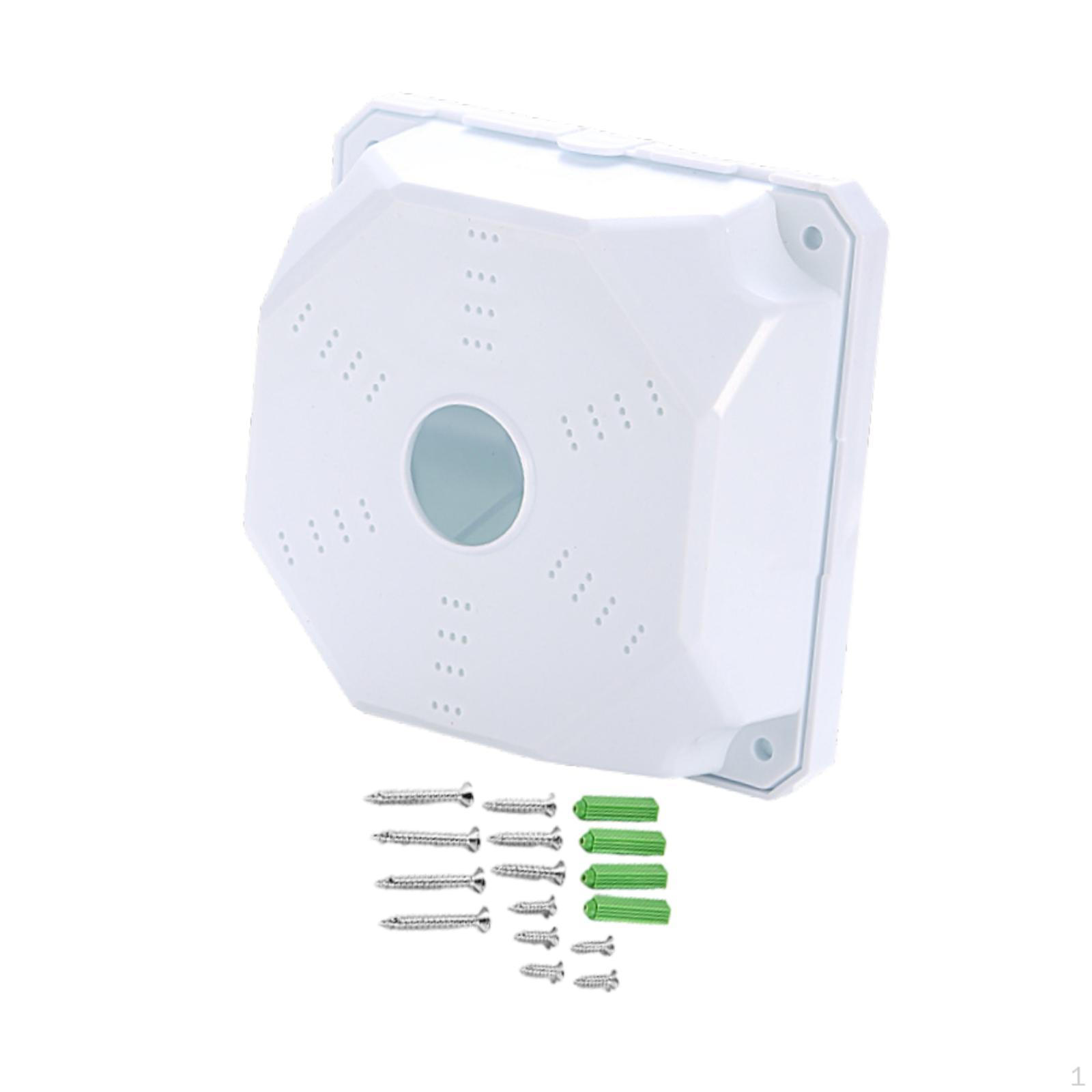 

Camera Base Junction Box Dome Mount Parts Easy to Use Waterproof Indoor Cover чорний