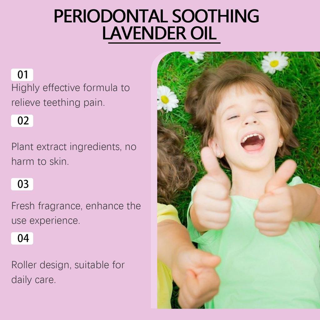 Wałek do ząbkowania, Ząbkowanie, Naturalny wałek do łagodzenia bólu, Naturalny wałek do ząbkowania, Olejek do ząbkowania dla niemowląt 10 ml