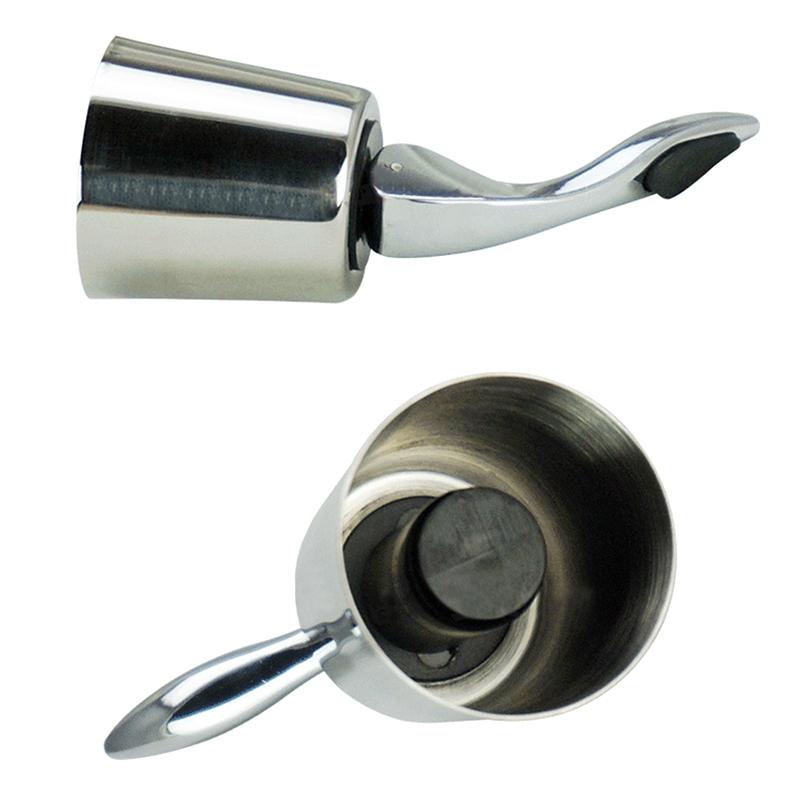 Uzávěr láhve na víno,Nerezová zátka na láhve vína se silikonem,Vakuová zátka na láhve pro opakované použití zachová čerstvost vína