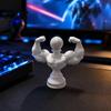 Collectible Art Sculptures 3D Printed Muscular Man Chess Pieces, Creative Muscle Figurines, Resin Sculpture Ornaments for Personalized Gaming