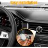 2 PCS Stick On Dashboard Car Clock, Mini Tiny Analog Quartz Luminous Air Vent Clocks, Self Adhesive Automotive Vent Clocks Watch, Vehicle Clock For