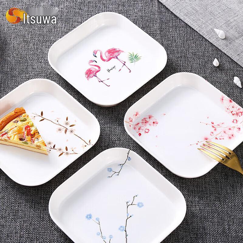 Wuhe Food-Grade Melamine Cute Monkey Square Plate