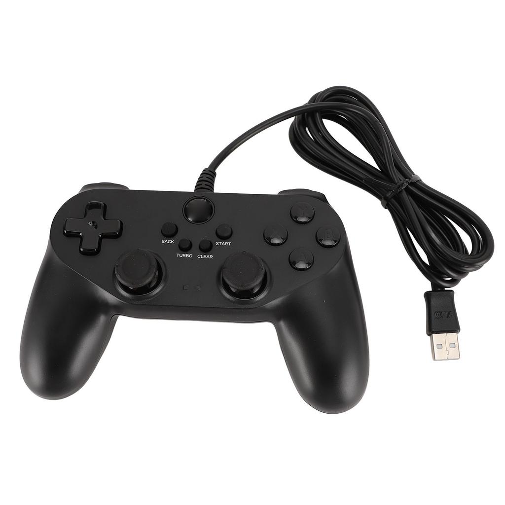 Kabelový USB herní ovladač Gamepad Joystick pro PC pro Win 7 8 10 11 pro Steam Dvojitá vibrace