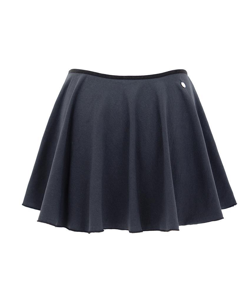 Plasma Sphere Swing Ruffle Layered Flare Mini Skirt _ 2 Colors