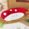 Cute Cartoon Plush Vegetable Fruit Pencil Case Cute Banana Broccoli Garlic Plush Multifunctional Large Capacity Stationery Bag