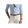 Polo Ralph Lauren Solid Long Sleeve Logo Shirt Men Shirts Blue 710932545-013