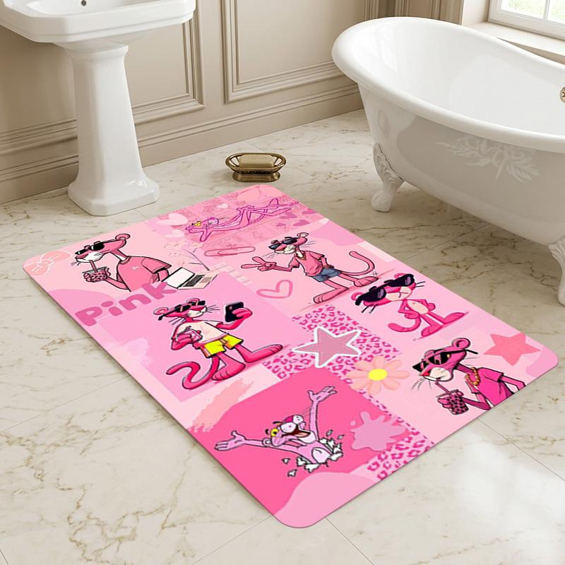Pink Panther Living Room Nonslip Area Rug Soft Carpet For Bedroom Game Playroom Sofa Office Home Decor Doormat Christmas Gift C922121