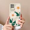 Für Samsung M22 M32 Hülle Bemalte Blumen Upgrade Flüssigsilikon Linsenschutz Handy Rückseite Für Galaxy M 32 M 22 Fundas