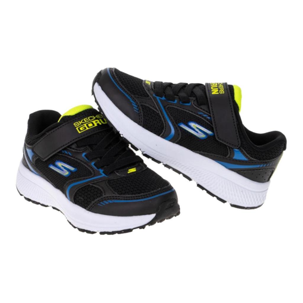 Skechers Velcro Easy On And Off Comfortable Versatile Fashion Trendy Durable Non-Slip Shock Absorbing Low Top Kids Running Shoes 405009L-BBLM