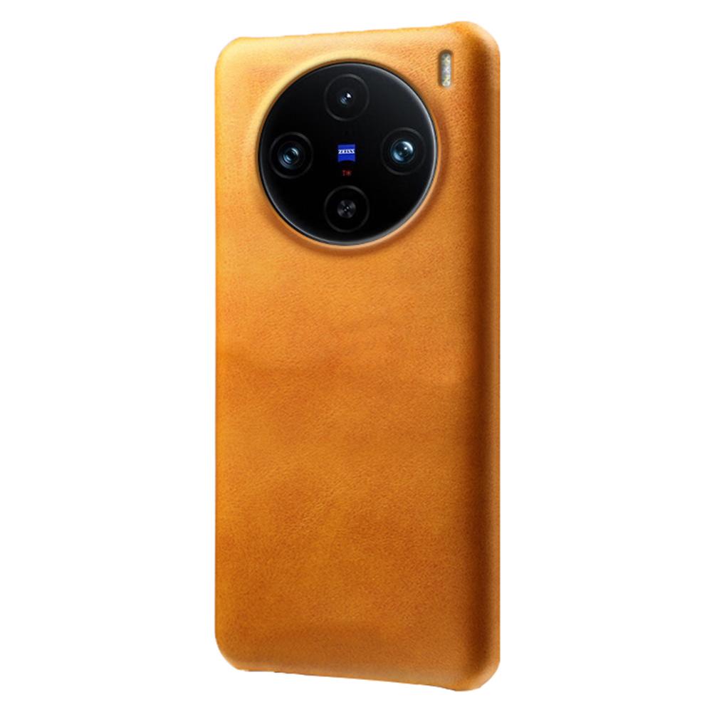 For vivo X100 Pro 5G Case Calf Texture Anti-scratch Hard Phone Cover