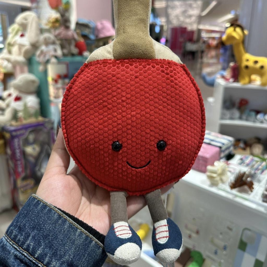 New Fashion Creative Chinese Style Table Tennis Racket Pillow Plush Doll Pillow