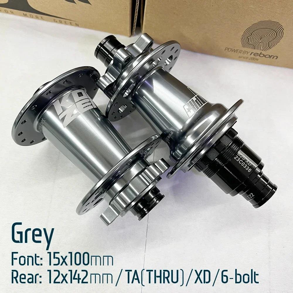 Koozer Xm490 Pro Rear Mtb K7 Cube 28/32/36 Holes Bicycle Hubs 5X135 12X142 Qr Thru Axle Noisy Hub For 11 12 Speed Xd