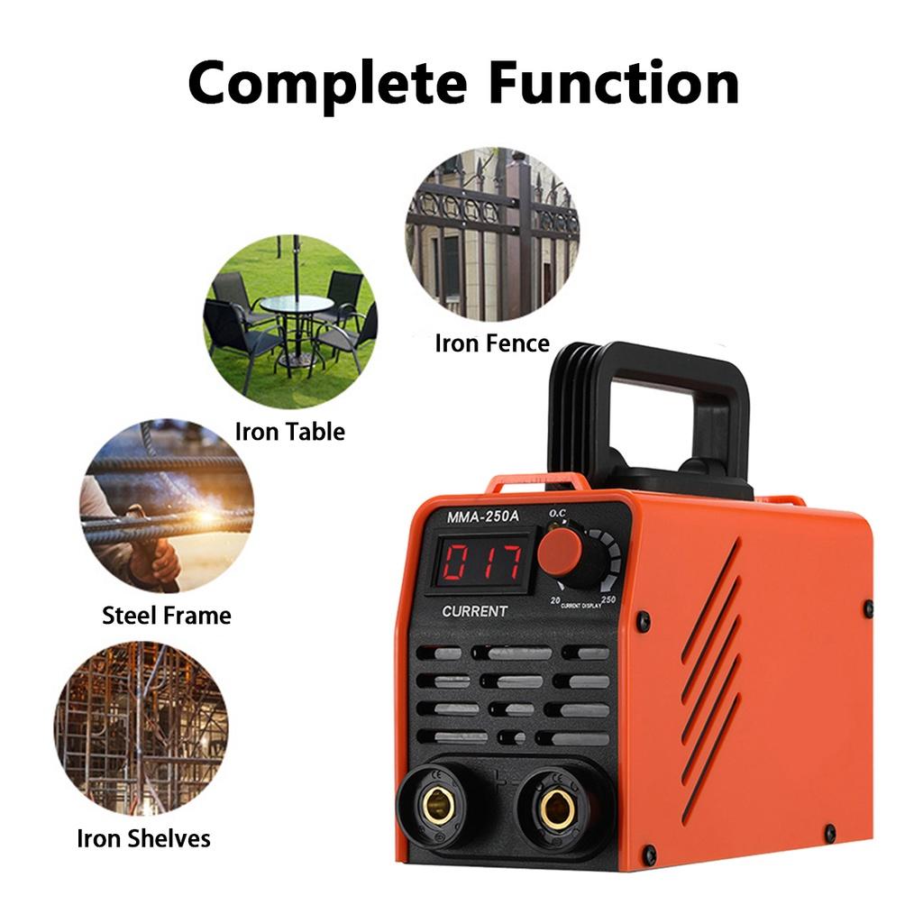 250A 6.5KVA 4000W Portable Full Automatic Welding Reverse Welder for Welding Work Inverter Electric Arc Welder Welding Machine