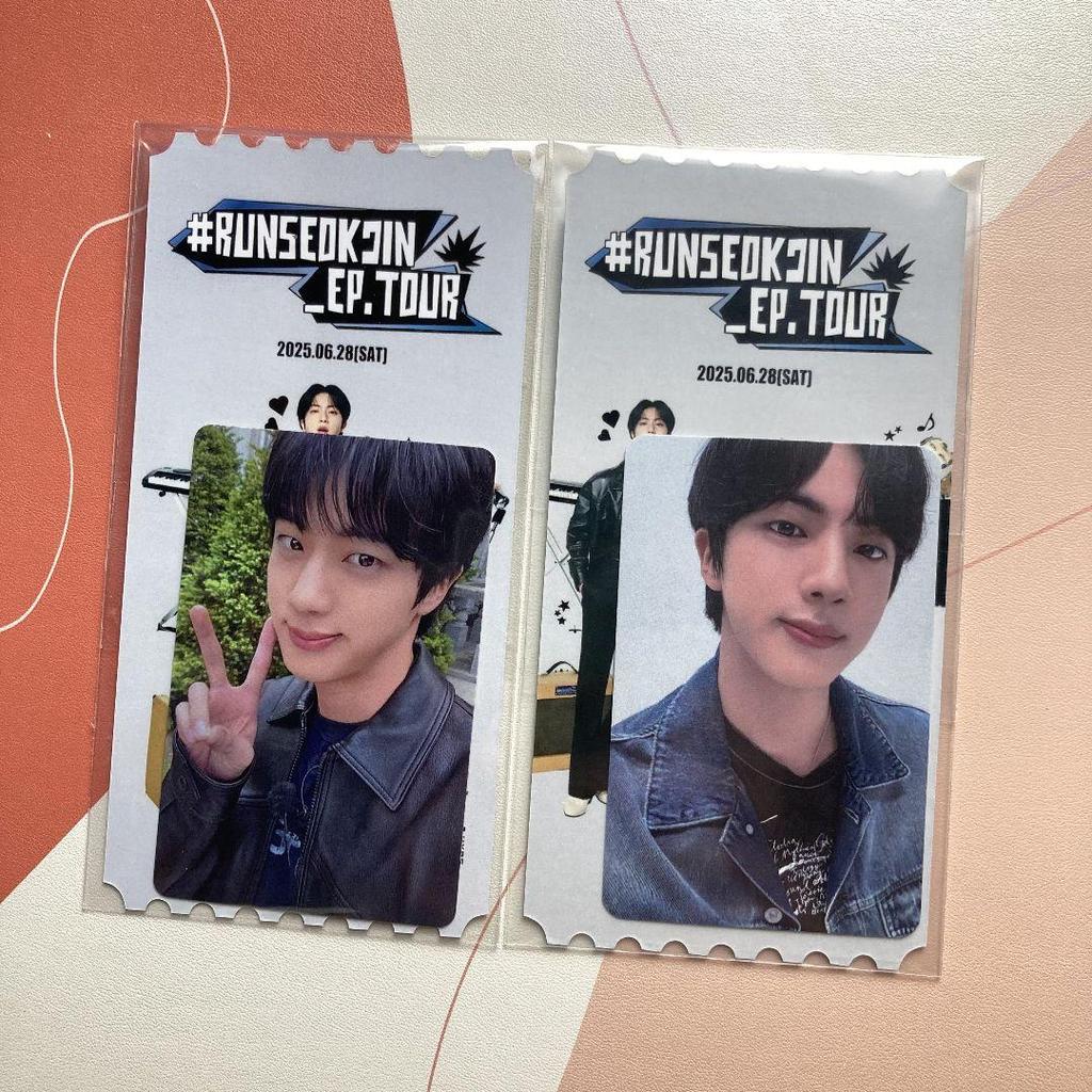 [USED] BTS 6/28 RUNSEOKJIN_EP.TOURE JIN Trading Cards (2 Pieces)