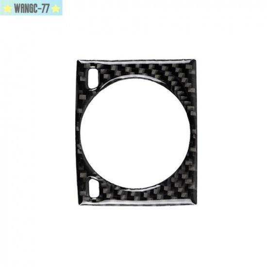 Carbon Fiber For LEXUS IS250  IS350 2014-2018 Center Console Clock Frame Trim