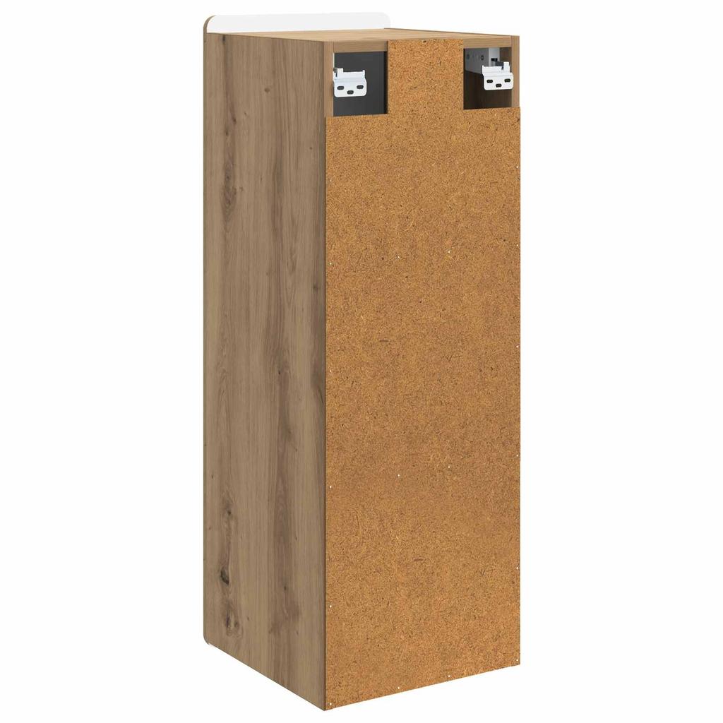 Wall Mounted Cabinet Artisan Oak 33 x 34.5 x 94 cm Engineered Wood