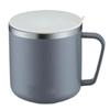 Outdoor Use 8.6*8.6*10cm Insulated Coffee Mug Double Layer Mug 304 Stainless Steel Material Comfortable Handle Grip