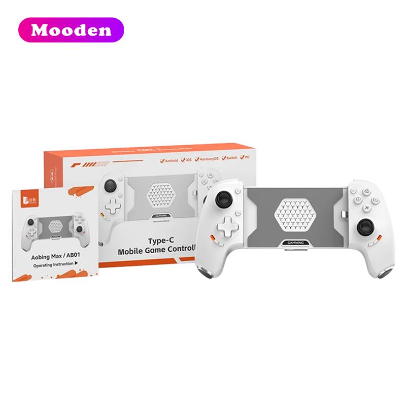 L AB01 Stretching Games Controller AoBing Max Gamepad Joysticks Compatible for Android Switch IOS