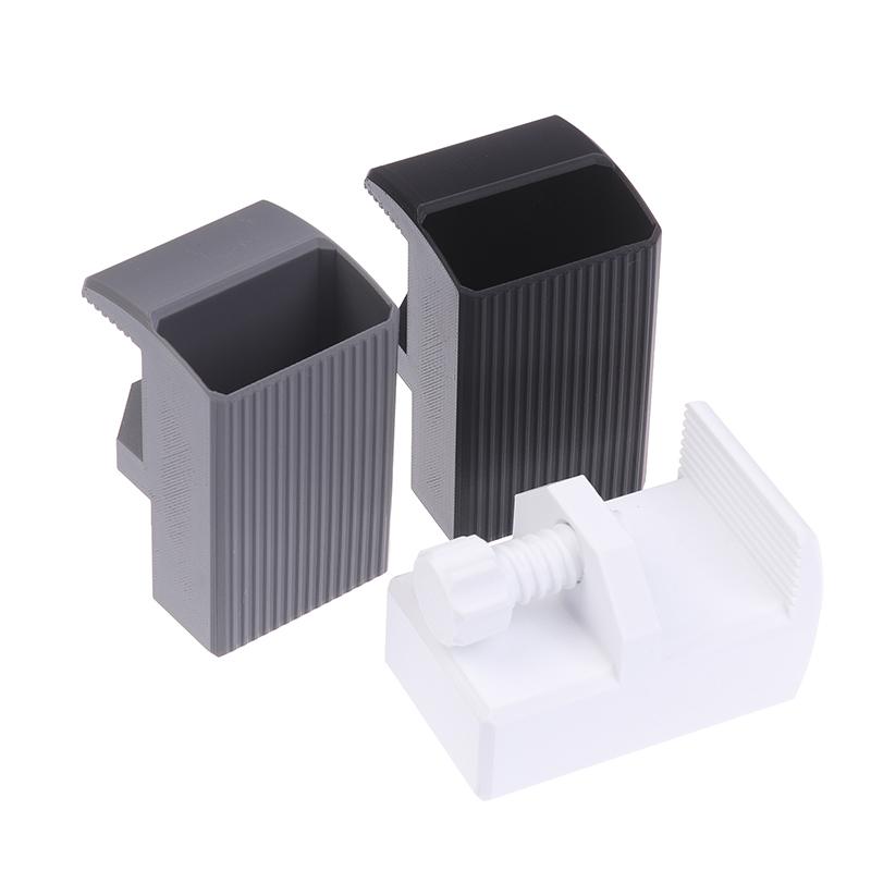 1Pcs Clip On Desk Edge Pen Holder Organizer Wide Clamping No Screws Office Home Storage For Workplace Teaching Organization