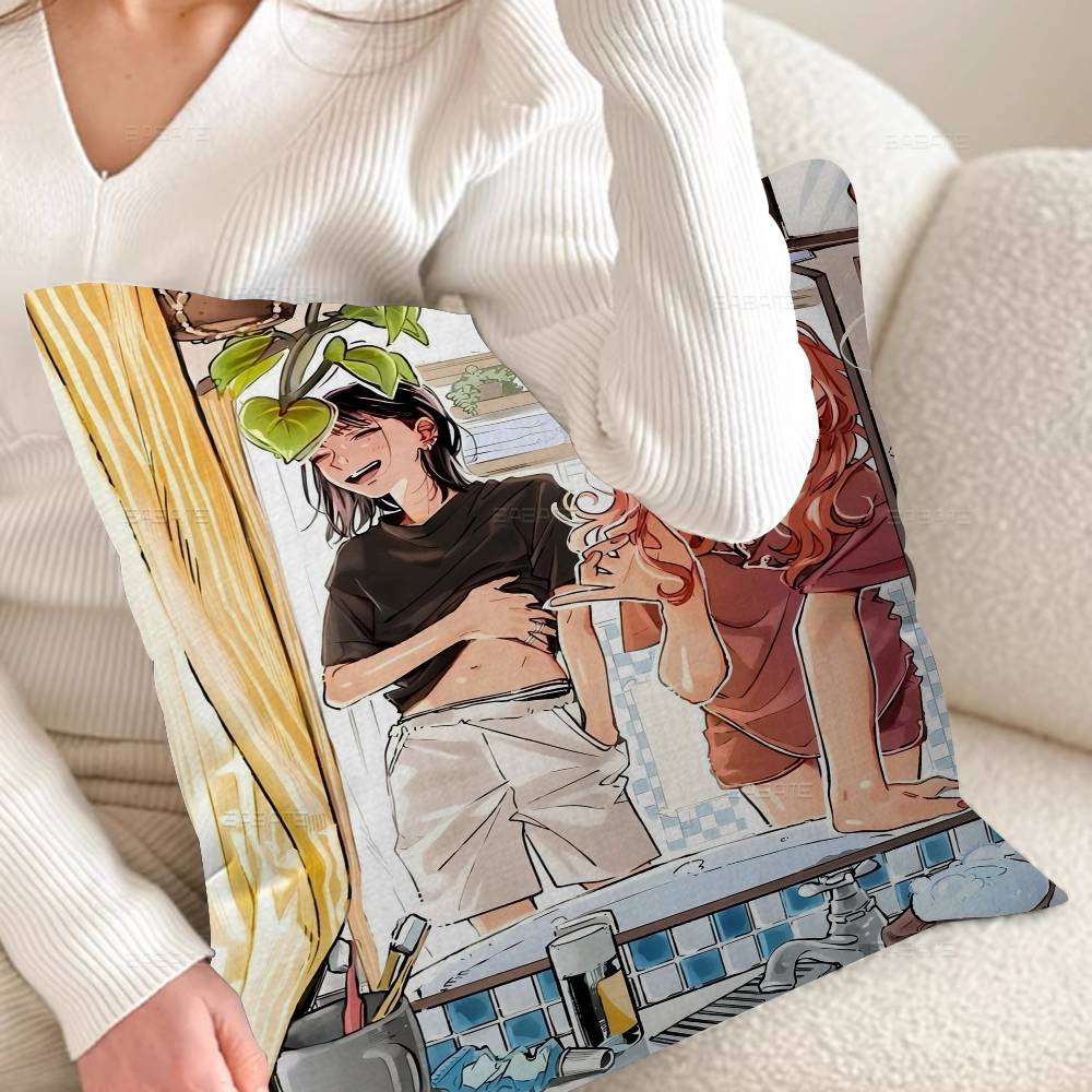 Manga TThe GGuy SShe WWas IInterested IIn WWasn Anime Cushion Cover Decorative Pillow Sofa Home Decor Case Pillow Cases