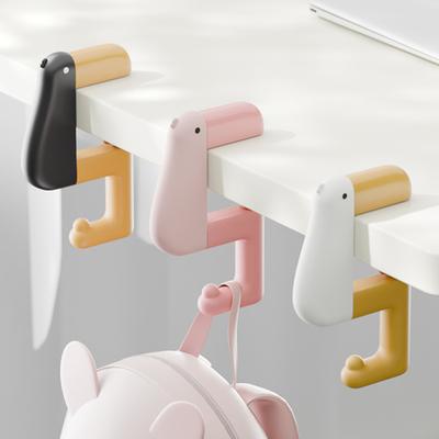 Yousheng Handbag Hook Hanger for Table Portable Folding Under Desk Headphone Holder Cartoon Duck Purse Backpack Hanger