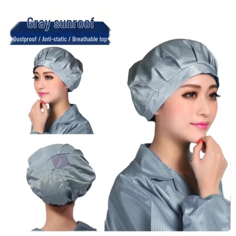 Anti-static Food Factory Work Cap with Skylight