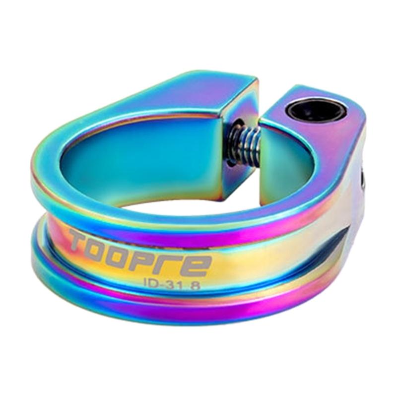 Objímky sedlovky Hliníkové slitiny Rychloupínací Cyklistické doplňky 31,8 mm 34,90 mm Horské kolo Objímky sedlovky blue