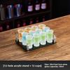 Glass Shot Cups Set with Stand Whiskey Cocktail Bomber Shot Glasses for Party Bar