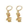 Stylish Fish Earrings Crafted from Premium Copper Unique Ear Rings Accessory Ideal for Ocean Loving Fashion Enthusiasts