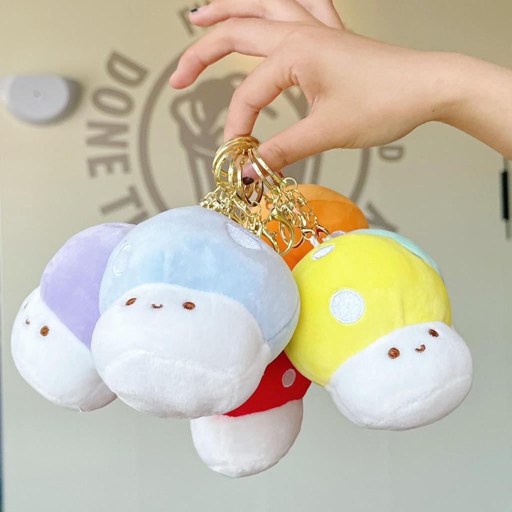 Mushroom Plush Pendant Toy - Claw Machine Prize, Street Stall Gift, Wedding Ring Toss Doll