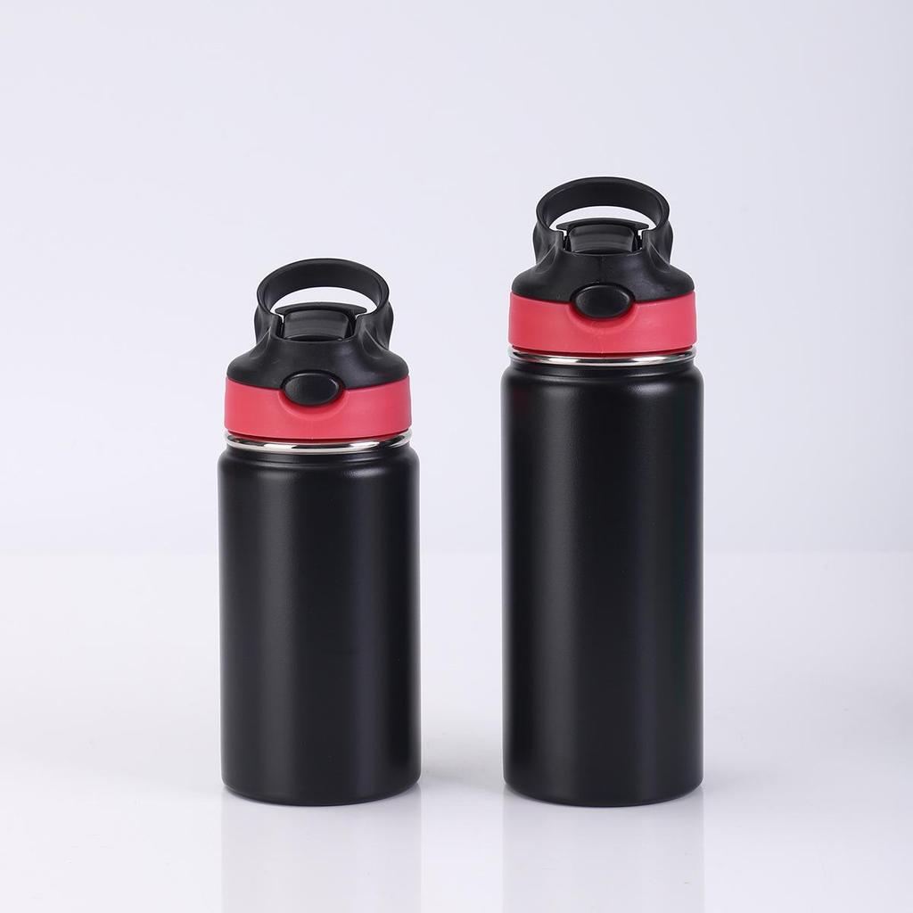 12oz Stainless Steel Insulated Mini Straw Sports Bottle