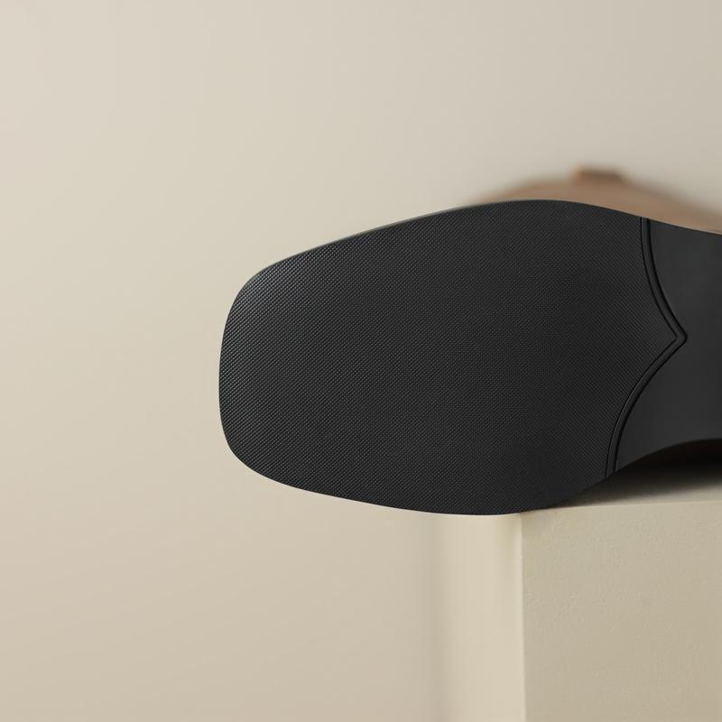 Fashion Women's New Autumn/Winter Square Headed Genuine Leather Vintage Mid Heel Extra Large Customized and Knee Tall Western Boots