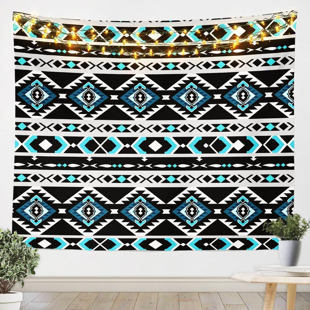 Western Wall Hanging Boho Aztec Wall Tapestry Kids Boys Girls Cowboy Cowgirl Horse Dreamcatcher Tapestry Luxury Southwestern