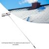 Telescoping Snow Roof Rake with Wheels Adjustable 20ft Extendable Handle Detachable Aluminium Versatile Snow Removal Tool for House Car