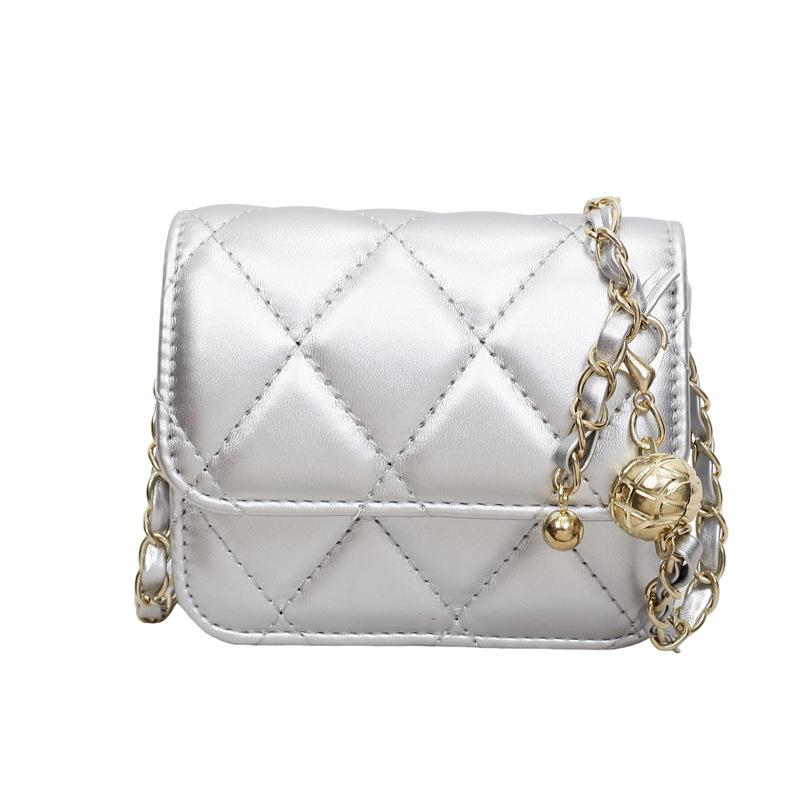 Autumn new trend line chain bag diamond fashion shoulder bag mini messenger bag women