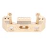 Brass Front Bumper Mount Servo Bracket Remote Control Model Accessory Fit for Traxxas TRX4 RC Car