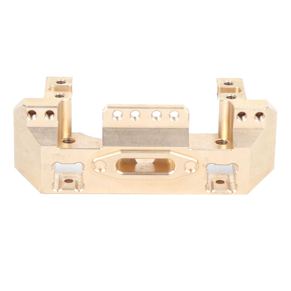 Brass Front Bumper Mount Servo Bracket Remote Control Model Accessory Fit for Traxxas TRX4 RC Car