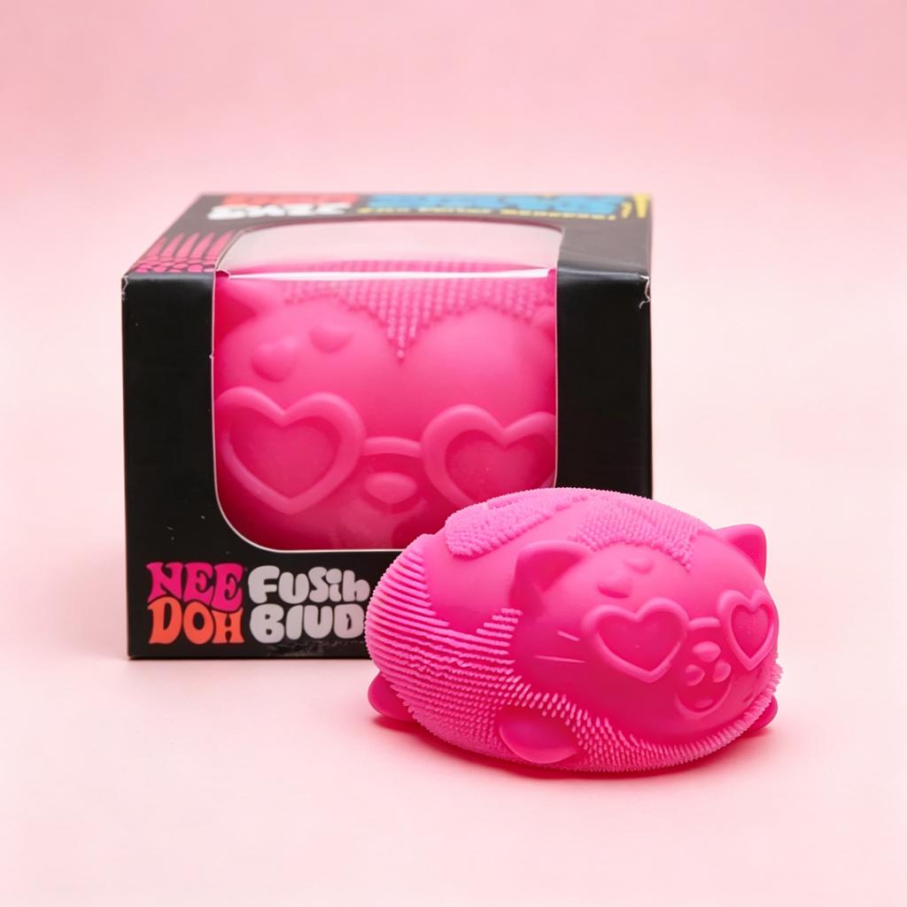 Heißes Needoh Fuzz Ball Katzen Stressabbau Puzzle Spielzeug Malzzucker Squishy Stressabbau Langsamer Rückprall Anti-Angst Quetschspielzeug