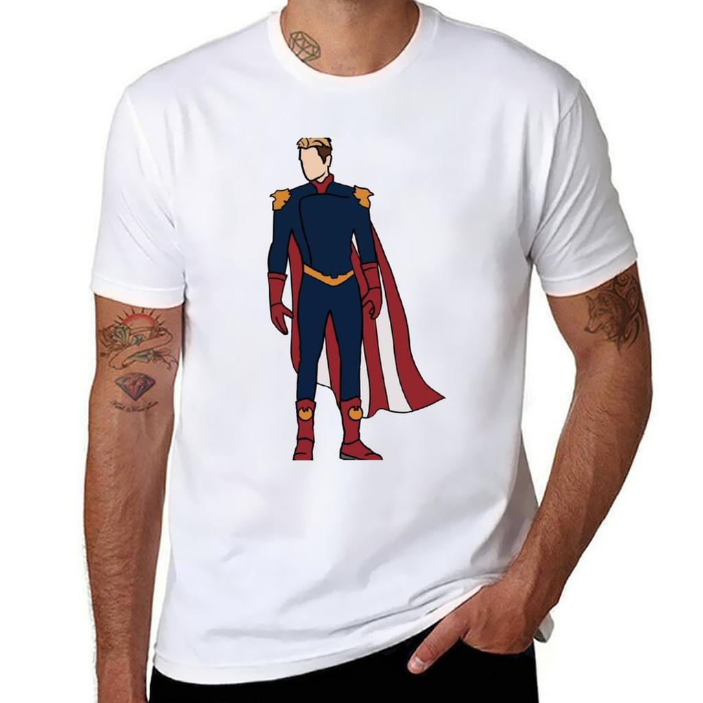 Homelander The Boys TShirt Casual Loose Fit Summer Tee Shirt TShirt