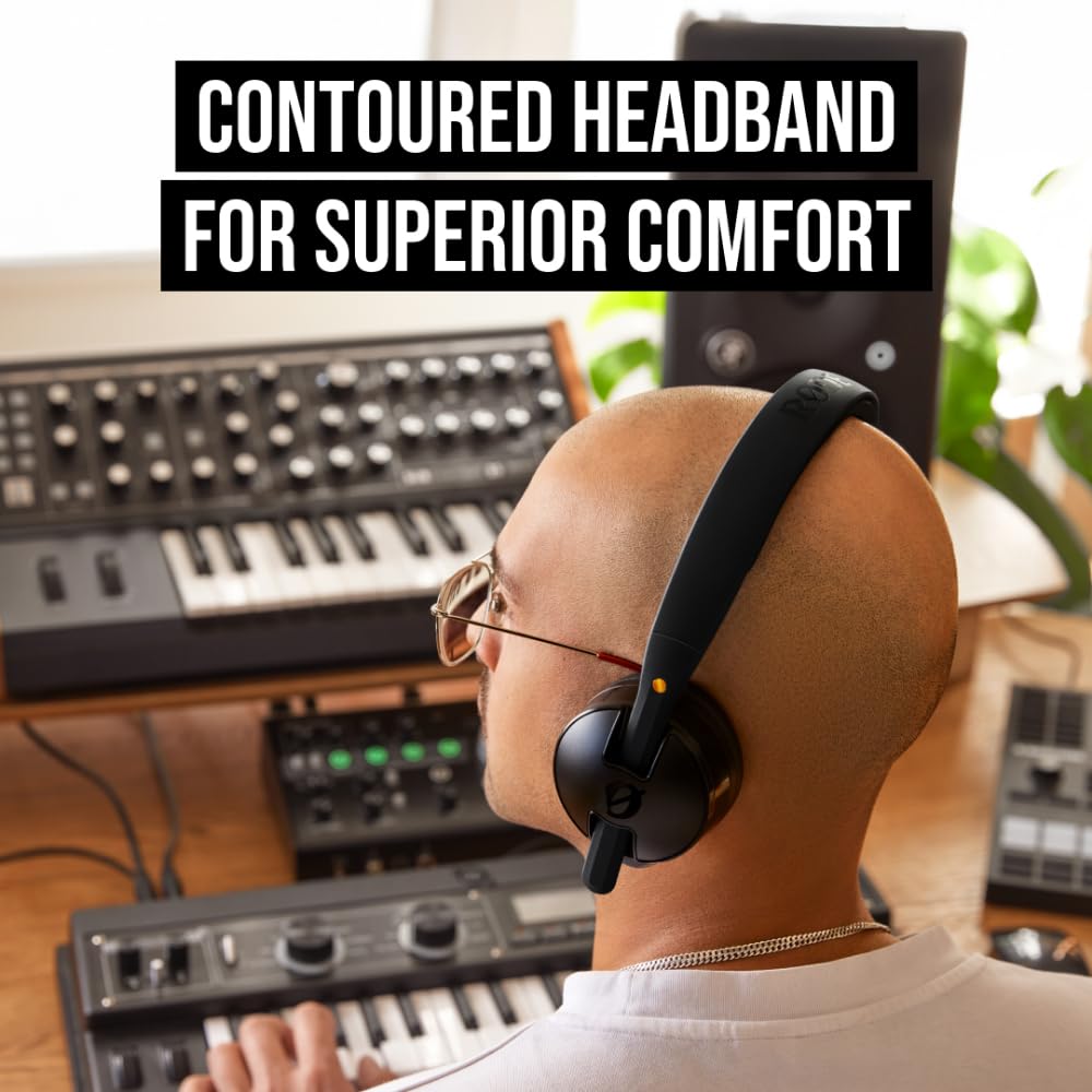 RODE Microphones Professional Black NTH-50 On-Ear Headphones,