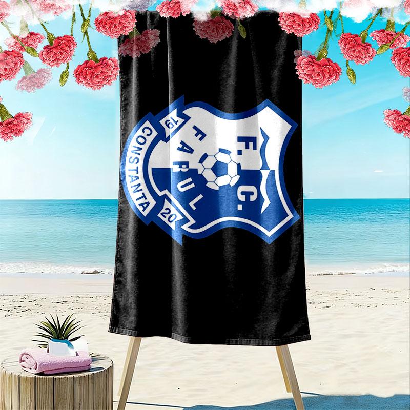 Farul FC Print Beach Towel, Large Soft Quick Dry Towel for Beach Camping Swimming